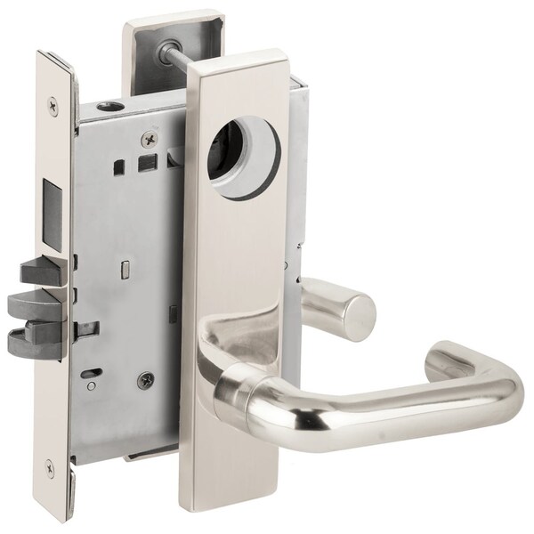 Schlage Entrance Mortise Lock with Deadbolt, 03L Design, Less Cylinder, Bright Chrome L9453L 03L 625 - main
